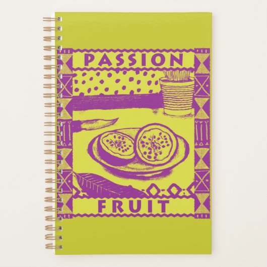 Passionsfrucht Planer (Vorderseite)