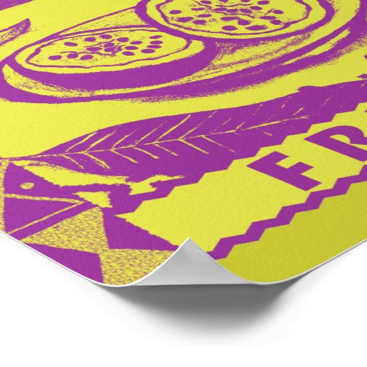 Passionsfrucht Poster (Ecke)