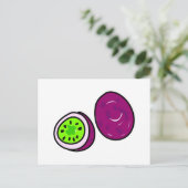 Passionsfrucht Postkarte (Stehend Vorderseite)