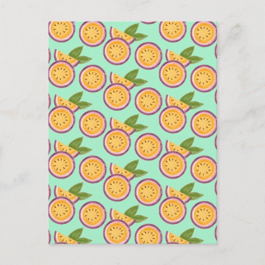 Passionsfrucht Postkarte (Vorderseite)