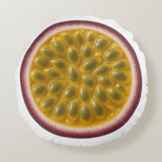 Passionsfrucht Runde Kissen - Frisch und Fruchtig