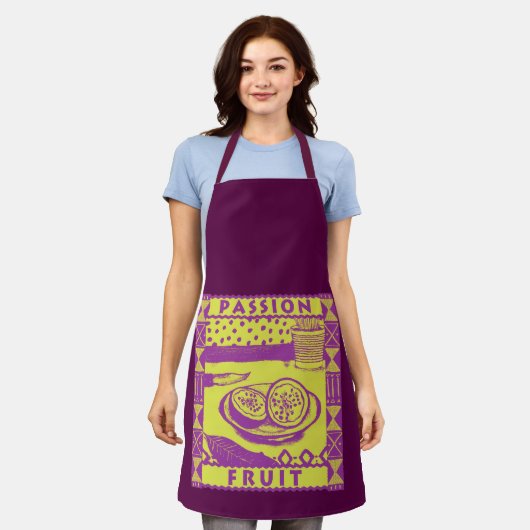 Passionsfrucht Schürze (Getragen)