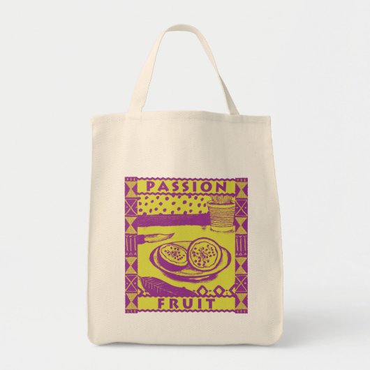 Passionsfrucht Tragetasche (Vorne)