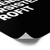 Passionsgeduldigkeit Persistenzgewinn Inspiration Poster (Ecke)