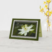 Passionskarte Blume Karte (Gelbe Blume)