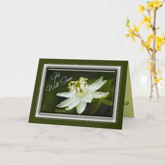 Passionskarte Blume Karte (Gelbe Blume)