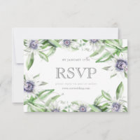 Passionskarte Blume rsvp