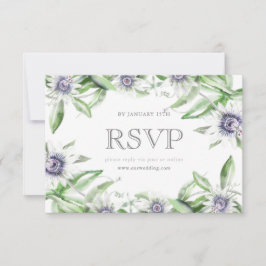Passionskarte Blume rsvp