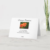 Passionskarte Karte (Rückseite)