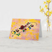 Passionskarte Karte (Gelbe Blume)