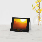 Passionskarte Motivierend Karte (Gelbe Blume)