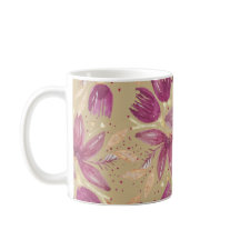 Passionslose Blume, Aquarellbrunnen und Gold