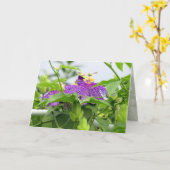 Passionvine Grußkarte Karte (Gelbe Blume)