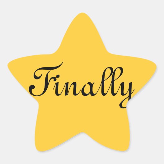 Passiv aggressiv: Gold Star Stern-Aufkleber (Vorderseite)