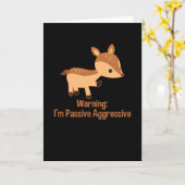 Passiv aggressiv karte (Gelbe Blume)