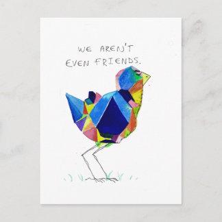 Passiv aggressive Postkarte