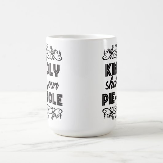 Passiv aggressiver Kaffee Lover Ruhe bitte Kaffeetasse (Mittel)