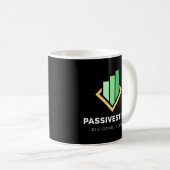Passiv-Dividendeneinkommen Passiv-Inco Kaffeetasse (VorderseiteRechts)