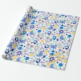 PASSIV HANUKKAH Urlaubswrapping Paper personalisie Geschenkpapier