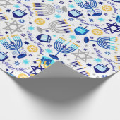 PASSIV HANUKKAH Urlaubswrapping Paper personalisie Geschenkpapier (Ecke)