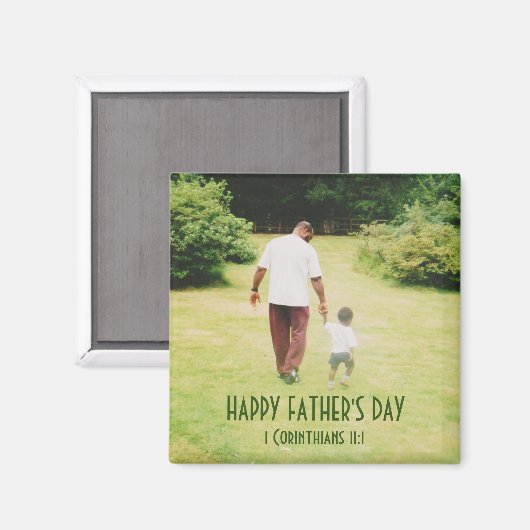 PASSIV VATER'S DAY Role Model anpassbar Magnet (Vorderseite/Rückseite)