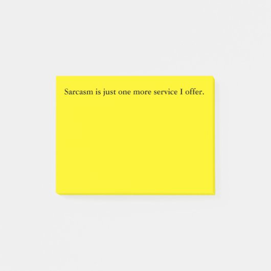 Passive aggressive Anmerkungen Post-it Klebezettel (Vorderseite)