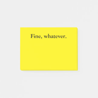 Passive aggressive Anmerkungen Post-it Klebezettel