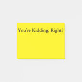 Passive aggressive Anmerkungen Post-it Klebezettel (Vorderseite)