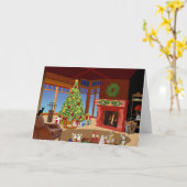 Passive aggressive Weihnachts-Grüße Karte (Gelbe Blume)