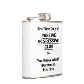 Passiver aggressiver Club Flachmann (Rechts)