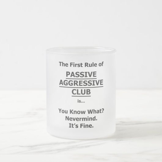 Passiver aggressiver Club Mattglastasse (Mittel)