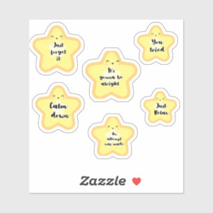 Passiver aggressiver Gold Star Aufkleber