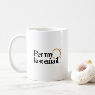 Passiver Unternehmenshumor gemäß meiner letzten E- Kaffeetasse