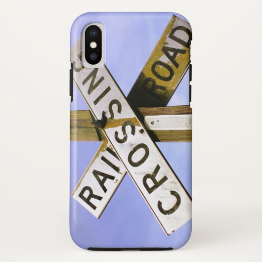 Passives Bahnübergangszeichen Case-Mate iPhone Hülle (Rückseite)