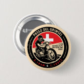 Passo Del Grimsel | Switzerland | Motorcycle Button (Vorne & Hinten)