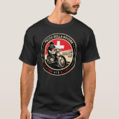 Passo della Novena | Schweiz | Motorrad T-Shirt (Vorderseite)