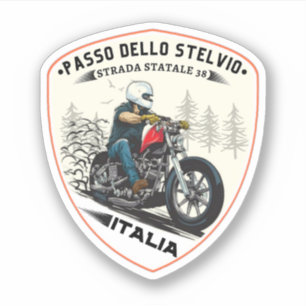 Passo dello Stelvio - Stelviopass Italienische Alp Aufkleber