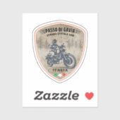 passo di gavia - gavia pass italian Alp Aufkleber (Blatt)