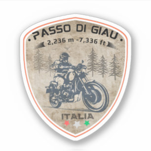 passo di giau - giau pass italiana aufkleber