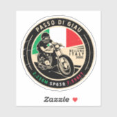 Passo di Giau Italien | Giau Pass | Motorrad Aufkleber (Blatt)