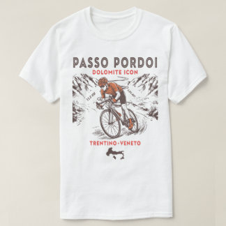 Passo Pordoi Dolomiten Radfahren | Italienische Al T-Shirt
