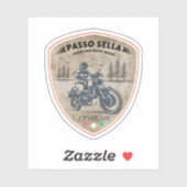 Passo Sella italiana Aufkleber (Blatt)