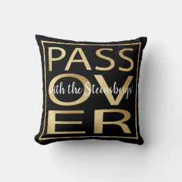 Passover 16 x 16 Pillow Passover Classic Gold Kissen