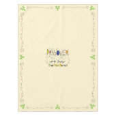 Passover 52/70" Tablecloth "Passover Chag Sameach" Tischdecke (Vorderseite)