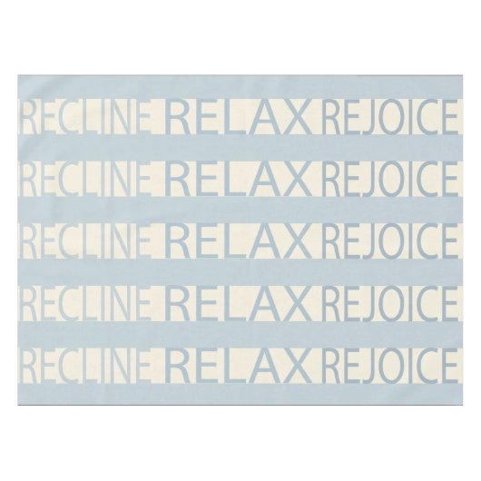 Passover 52/70" Tabletecloth "RRR Blue/Cream Tischdecke (Vorderseite (Horizontal))