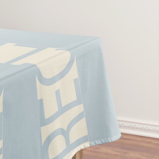 Passover 52/70" Tabletecloth "RRR Blue/Cream Tischdecke (Beispiel)