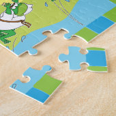 Passover 5 Hoppy Frogs Rhyme Story Puzzle (Seite)
