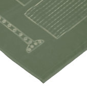 Passover 60/104 Tablecloth "Pessach Wein & Matza" Tischdecke (Schrägansicht)