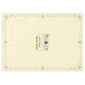 Passover 60/84" Tablecloth "Passover Chag Sameach" Tischdecke (Vorderseite (Horizontal))