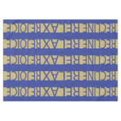 Passover 60/84" Tablecloth Passover R & R Bl/Gld Tischdecke (Vorderseite (Horizontal))